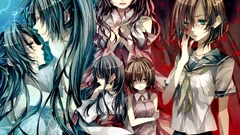 Japanese clothes anime girls