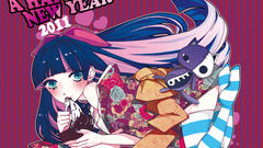 Japanese clothes bicolored hair