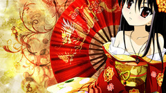 Japanese clothes Swords black