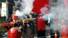 Japanese high antique firing Resolution musketeers matchlock 