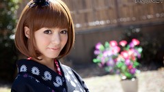 Japanese kimono asians models Japanese clothes Aino Kishi Juicy 