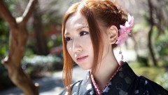 Japanese kimono cities idol models Japanese clothes Ai Sayama