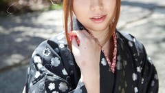 Japanese kimono cities idol models Japanese clothes Ai Sayama