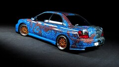 jdm stance subaru impreza Subaru Car blue cars colored wheels