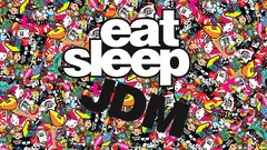 jdm Sticker Bomb artwork digital art Typography