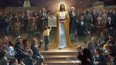 Jesus god soldiers Faith Presidents Abraham Lincoln RONALD 