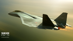 Jet aircraft 3D renders
