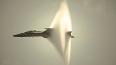 Jet aircraft sound barrier