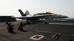 jets F/A-18 Hornet aircraft carrier military aircraft military