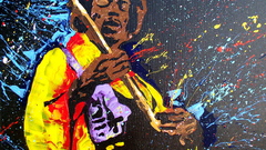 Jimi hendrix Pixels