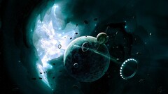 JoeyJazz spacescapes science fiction Space space art digital art