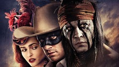 Johnny Depp Helena Bonham Carter the lone ranger lone ranger