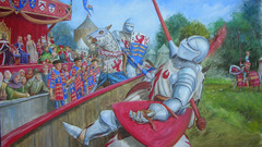 Joust in Medieval England