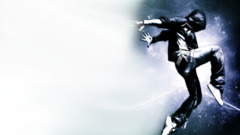 jumping dancing hoods dancer digital art artwork