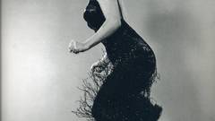 Jumping Marilyn Monroe grayscale