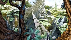 Jungle pyramids statues comics superheroes marvel comics 