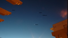 Jupiter Venus skies cielo Aldebaran Málaga Spain capella