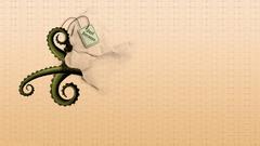 Just because abstract octupus