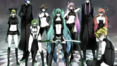 Kagamine len Megpoid Gumi