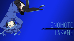kagerou project Anime blue background Enomoto Takane legs