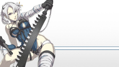 Kaine bare shoulders weapons