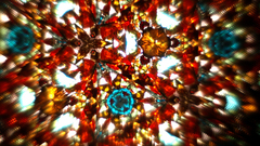 Kaleidoscope abstract figures