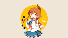 kantai collection Anime anime girls redhead yellow eyes