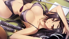 Katana anime girls lingerie bra panties Appare! Tenka Gomen