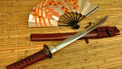 Katana blade wakizashi fans