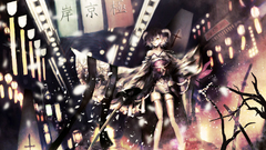 Katana demons horns kimono