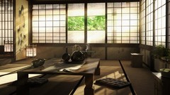 Katana Japanese Swords decorations Japanese architecture tatami