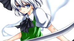 Katana konpaku youmu touhou video games dual wield