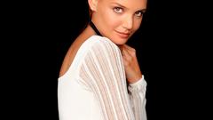 Katie Holmes black background
