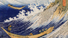 Katsushika Hokusai tsunami The