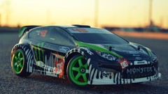 Ken Block ford fiesta DC Shoes toy cars Traxxas