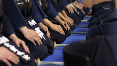 Kendo Seiza bushido shinai