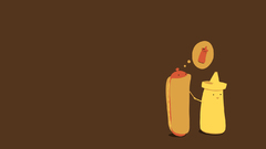 Ketchup funny hotdogs mustard