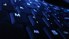 Keyboard black color computer