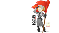 KGB red Army Art