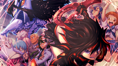 Kill la Kill Anime anime girls Matoi Ryuuko Mankanshoku Mako