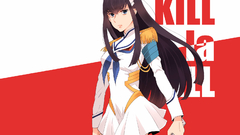 Kill la Kill anime girls Anime long hair dark hair