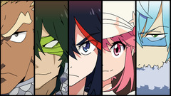 Kill la Kill Matoi Ryuuko Jakuzure Nonon Gamagouri Ira collage
