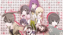 Kimono blondes long hair anime girls brown eyes short hair 