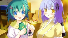 Kimono blush anime girls blue eyes short hair tsukasa yellow 