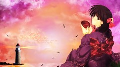 Kimono comic party lighthouses Japanese clothes