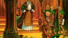 King elves Pillars Tolkien the lord of the rings fantasy art 