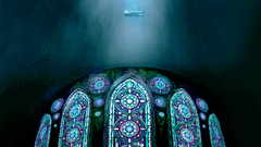 Kingdom Hearts stained glass