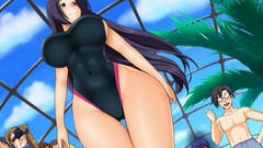 Kisaragi chihaya swimming huge