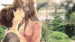 Kissing outdoors Taiwan Anime