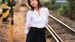 Knee socks woman school